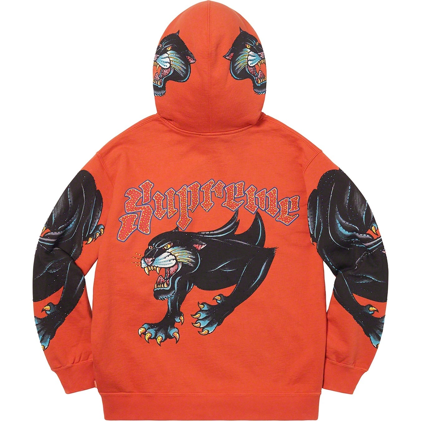 Panther Zip Up Hooded Sweatshirt view 6